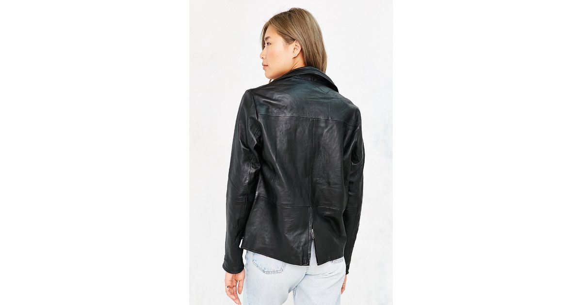 Lyst One Teaspoon Knights Watch Leather Jacket In Black