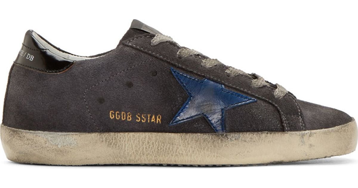 golden goose grey suede sneakers