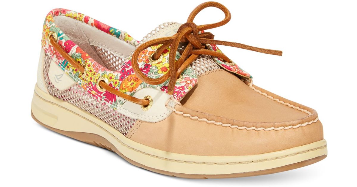 sperry floral shoes