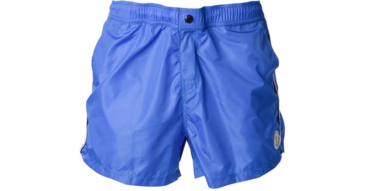 Moncler Swim shorts in Blue for Men - Lyst