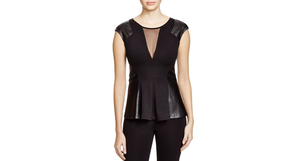 guess peplum top