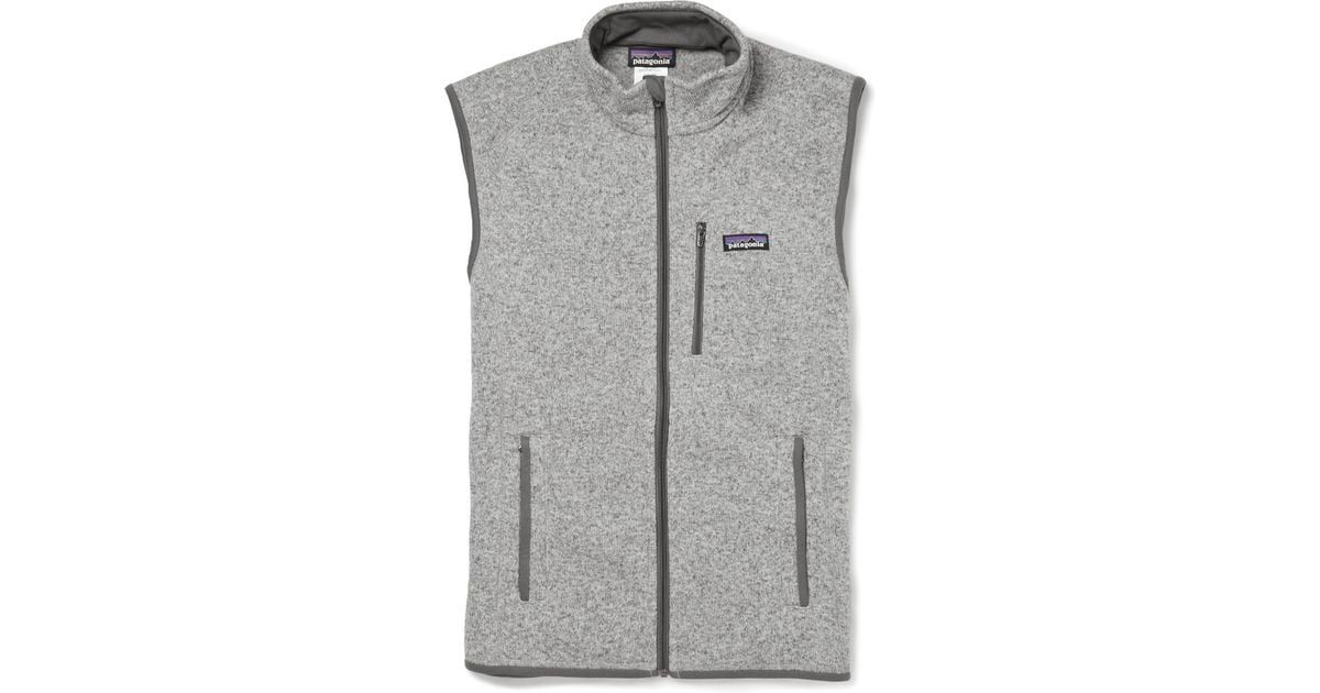 Patagonia Better Lightweight Fleece Gilet in Gray for Men Lyst