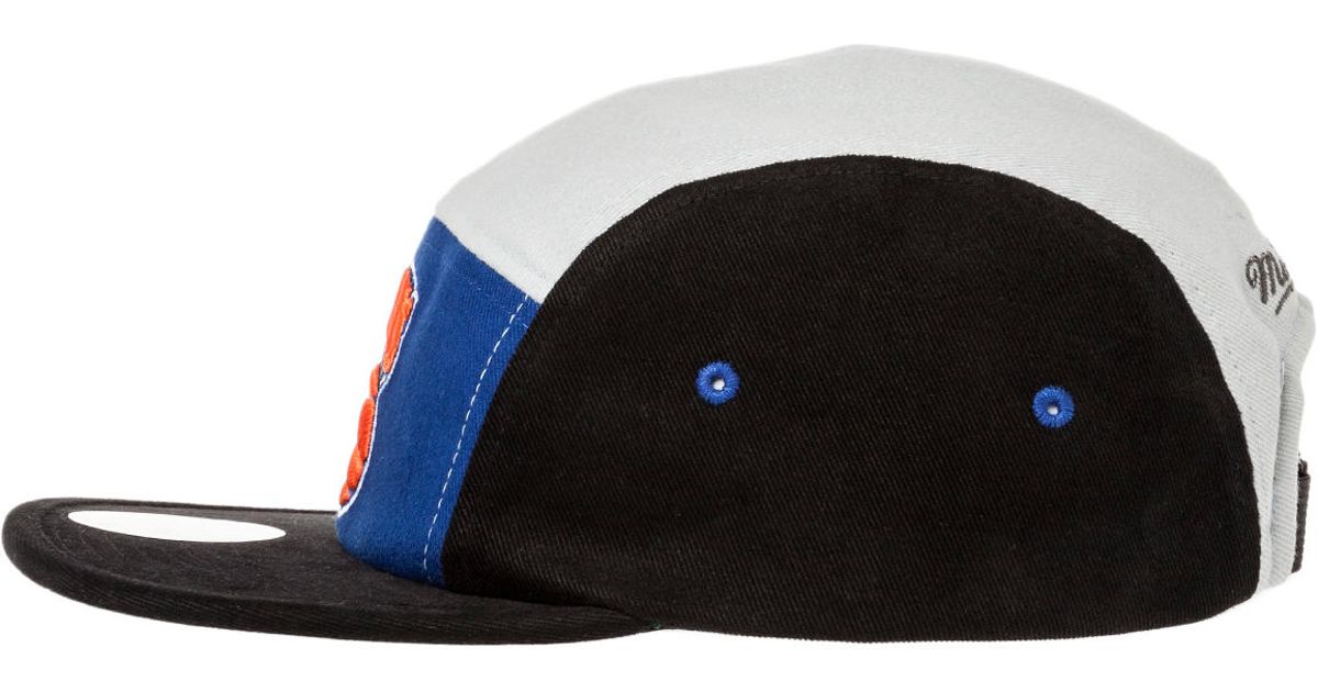 Mitchell & Ness The New York Knicks Color Block Camper Hat in Blue for Men - Lyst