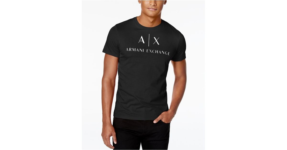 Armani Exchange Black T Shirt Clearance Shop