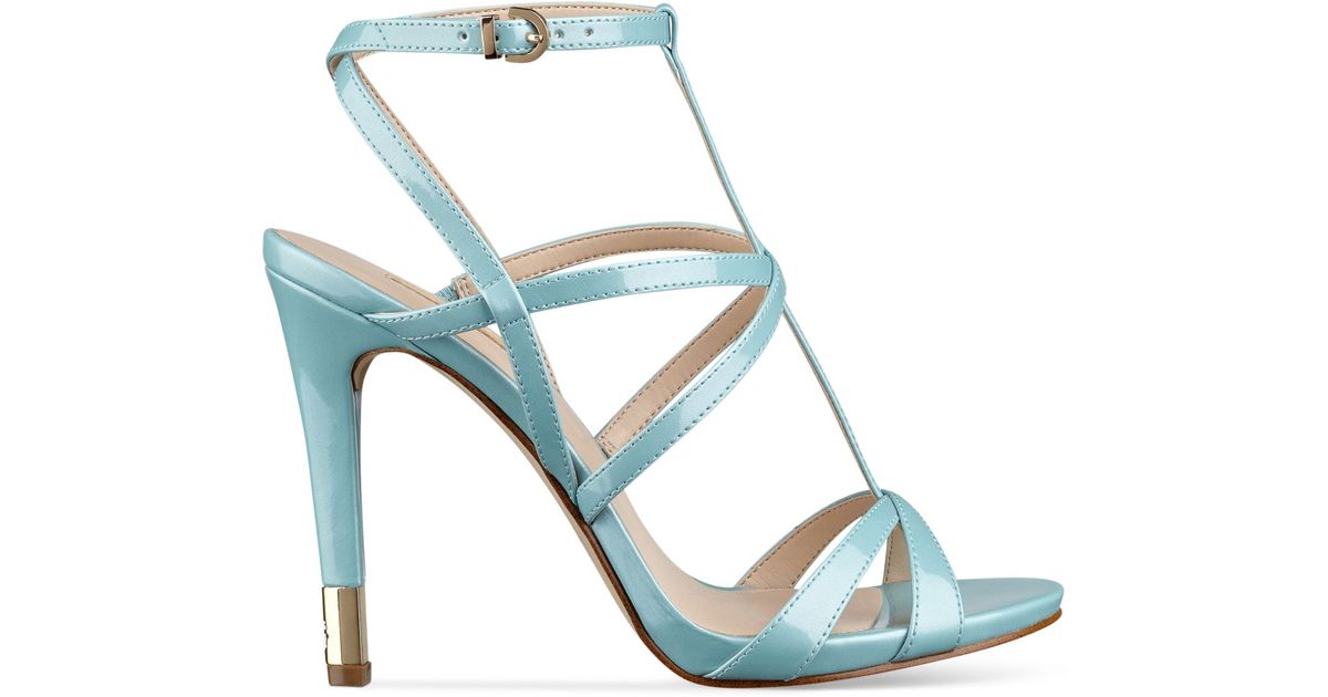 light blue dress sandals