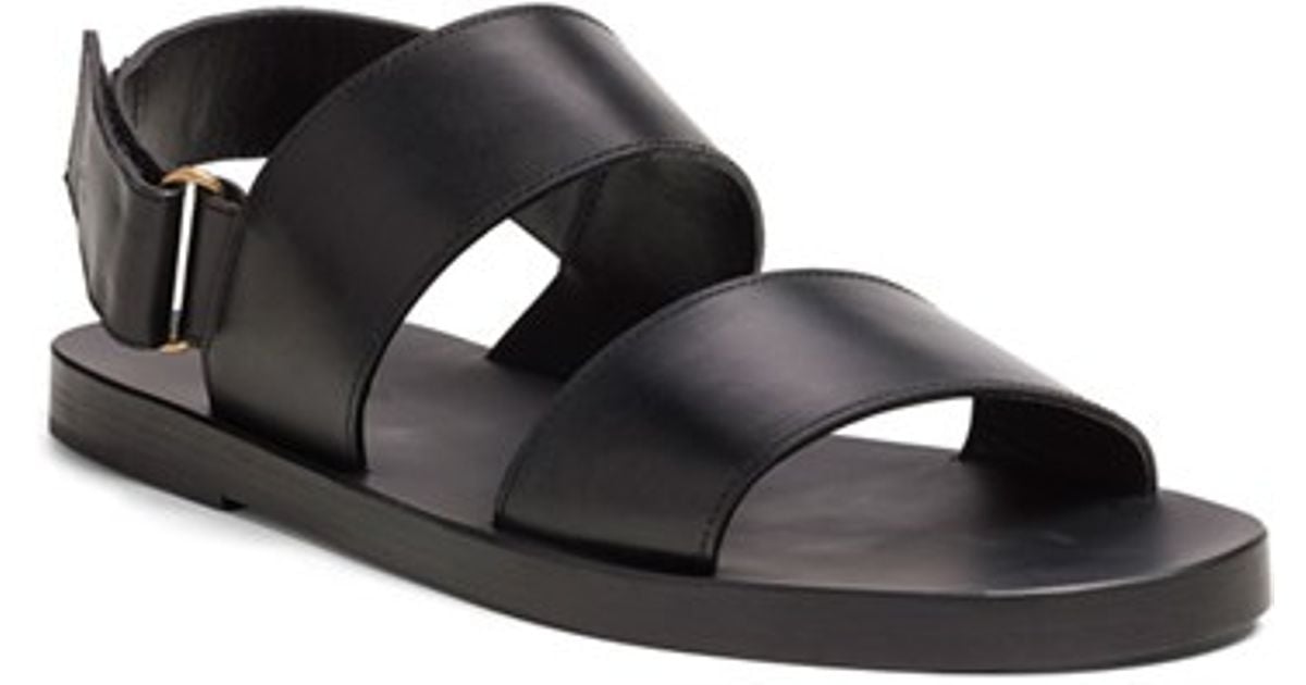 brighton black sandals