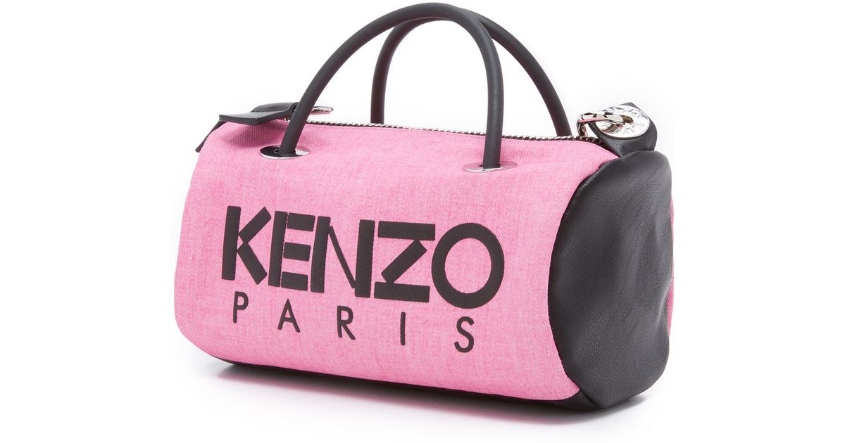 pink mini duffle bag