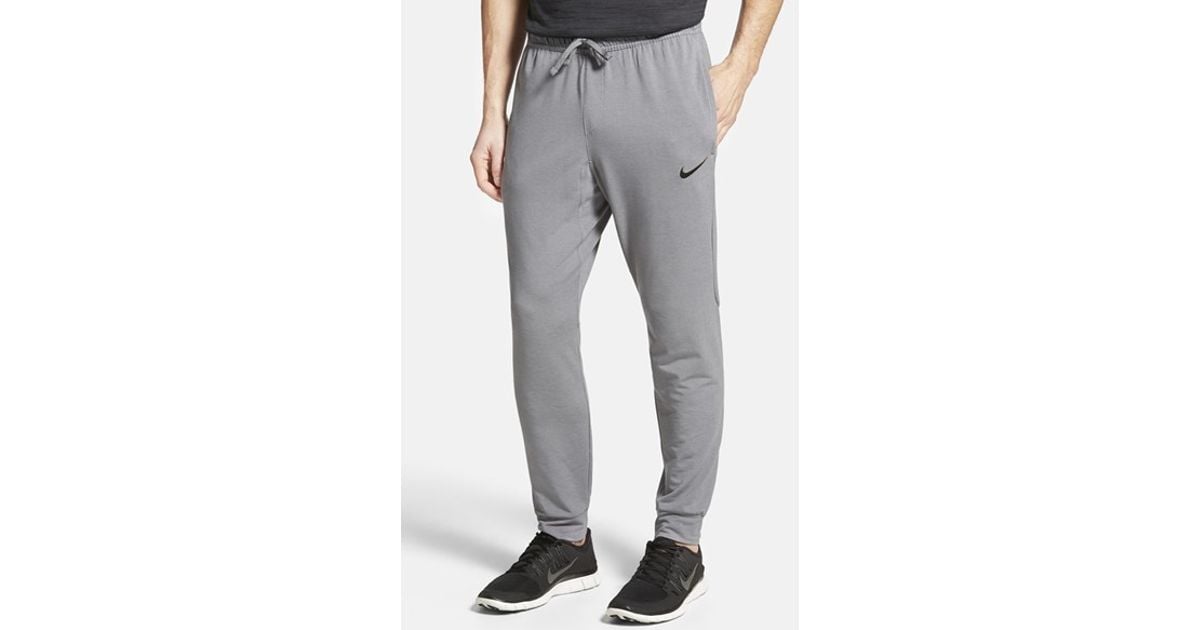 nike dri fit joggers grey