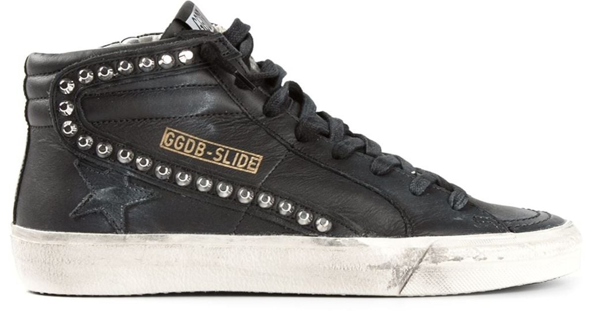 golden goose studded slide