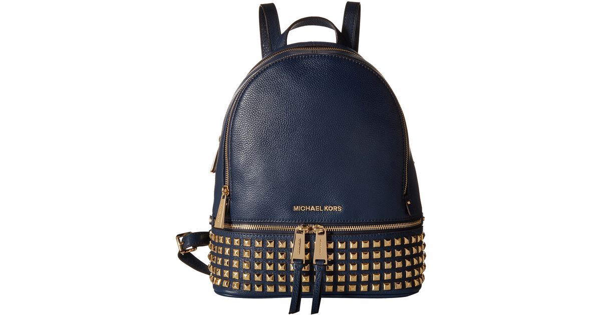michael kors small studded backpack