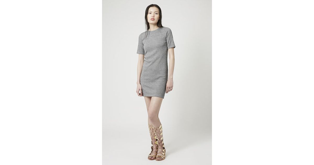 topshop grey dress