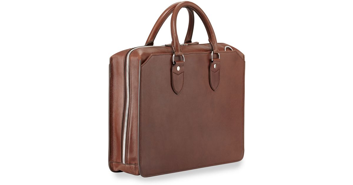 brunello cucinelli leather portfolio