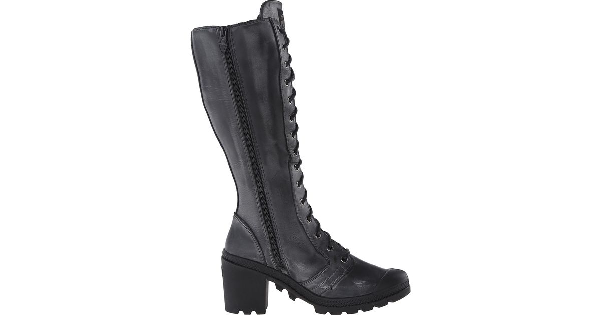 palladium knee high boots