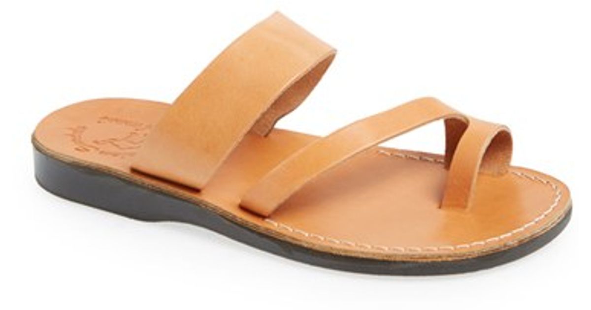 Jerusalem sandals 'zohar' Leather Sandal in Natural for Men Lyst
