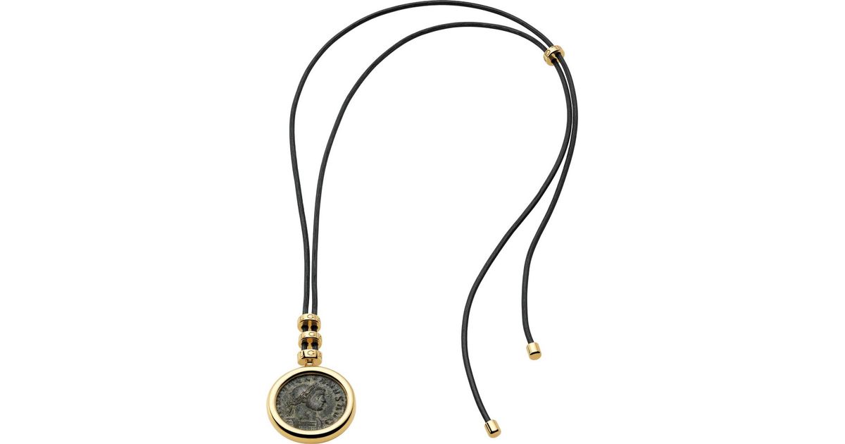 bulgari monete flip style ancient coin necklace | dkfarnum