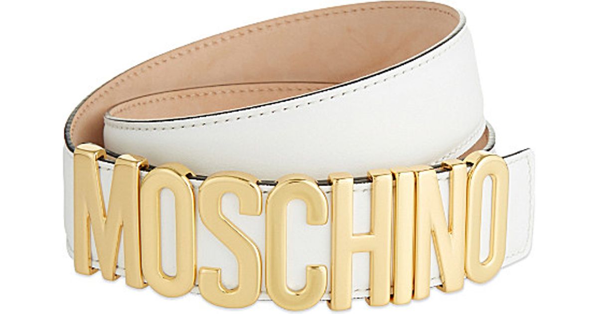 moschino letter belt