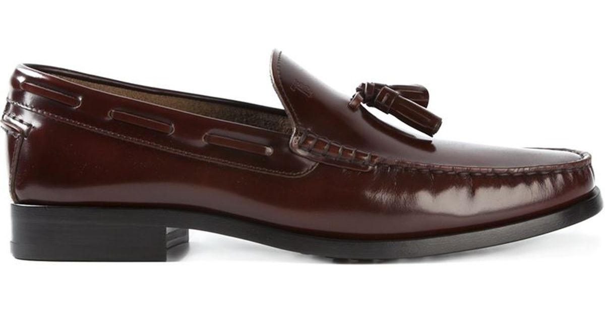 tods tassel loafers