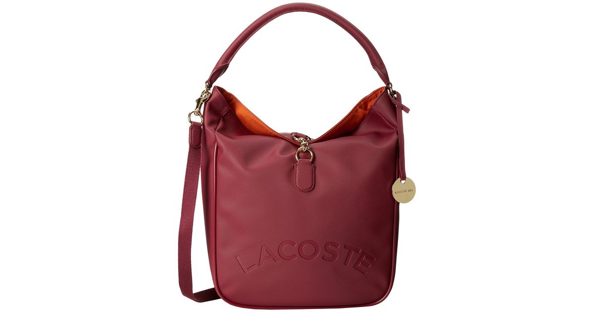 lacoste bucket bag