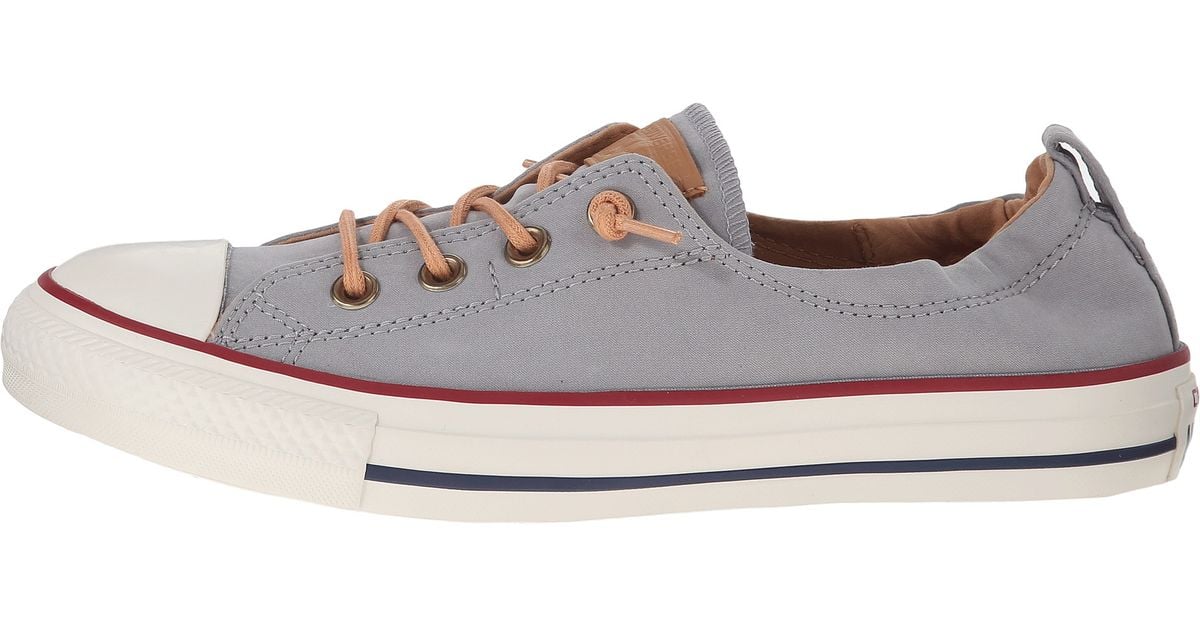 peached canvas converse