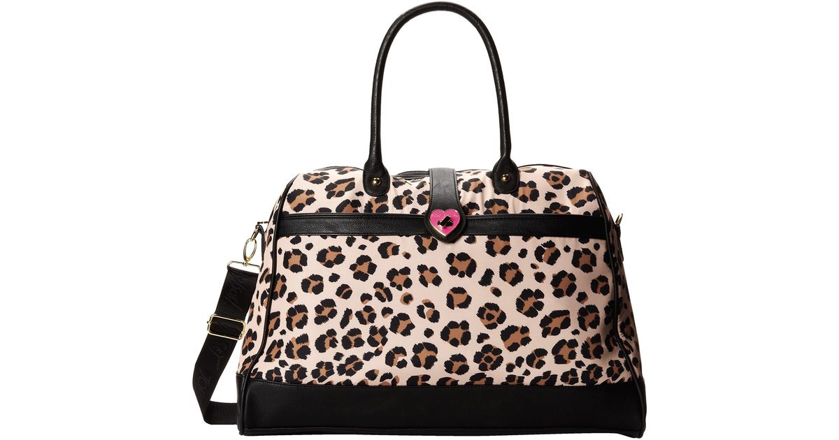 Betsey Johnson Heart Leopard Wallet On A Chain Crossbody Bag | Dillard's