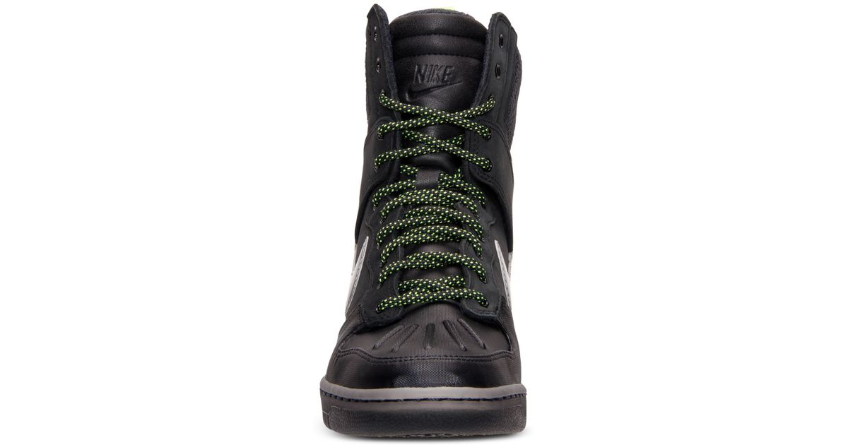 nike dunk sky hi sneakerboot black