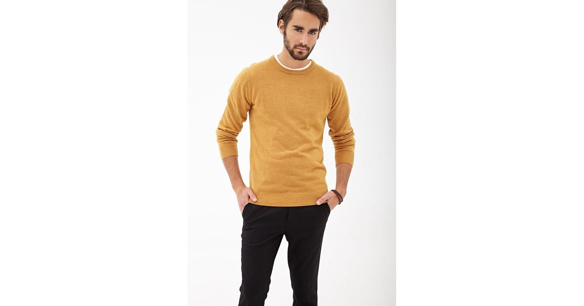 slouchy crew neck sweater