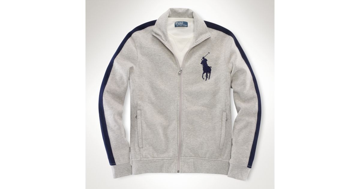polo ralph lauren fleece track jacket