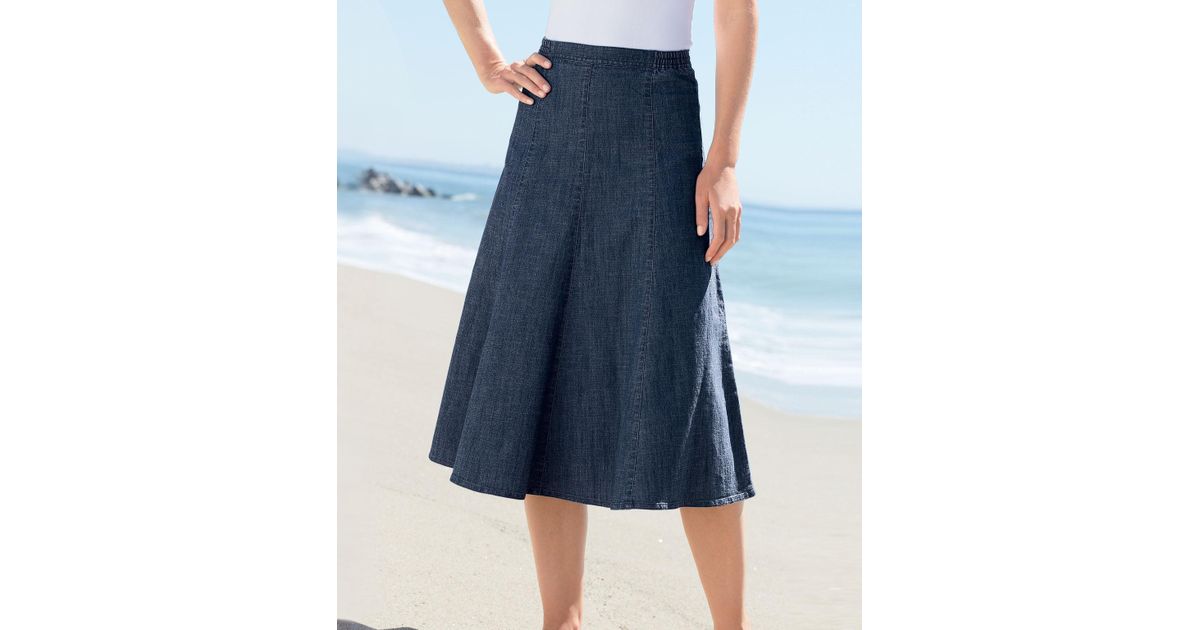 damart denim skirts
