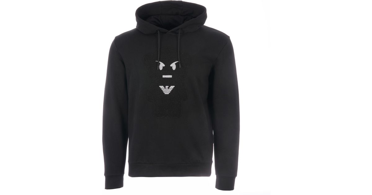 armani bear hoodie