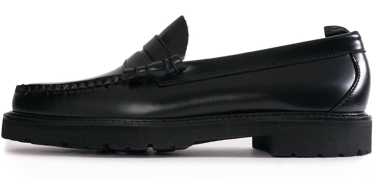 Fred Perry X G.h Bass Weejuns Penny Loafers - Black for Men | Lyst UK