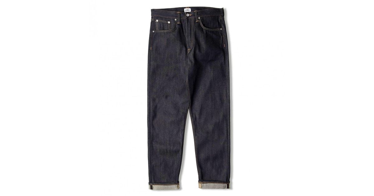 Edwin Ed-45 Loose Tapered Rainbow Selvedge Jeans in Blue for Men | Lyst UK