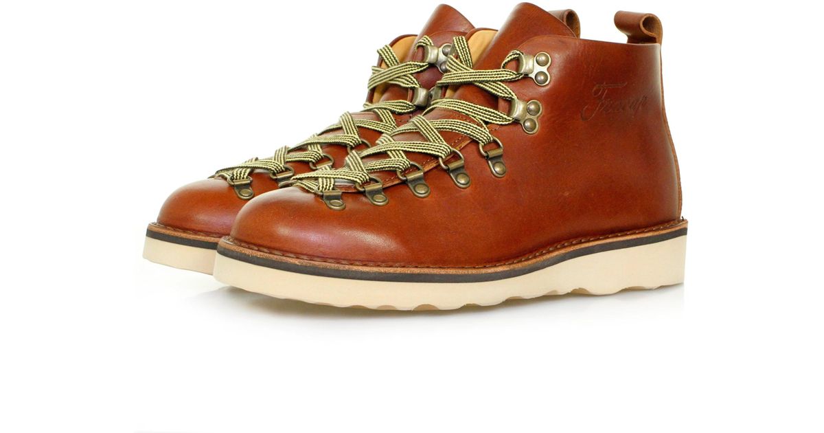 Fracap M120 Scarponcino Arabian Tan Leather Boots for Men - Lyst
