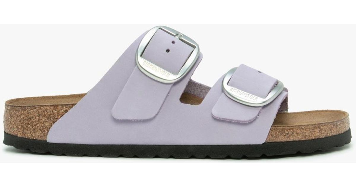 birkenstock big buckle purple