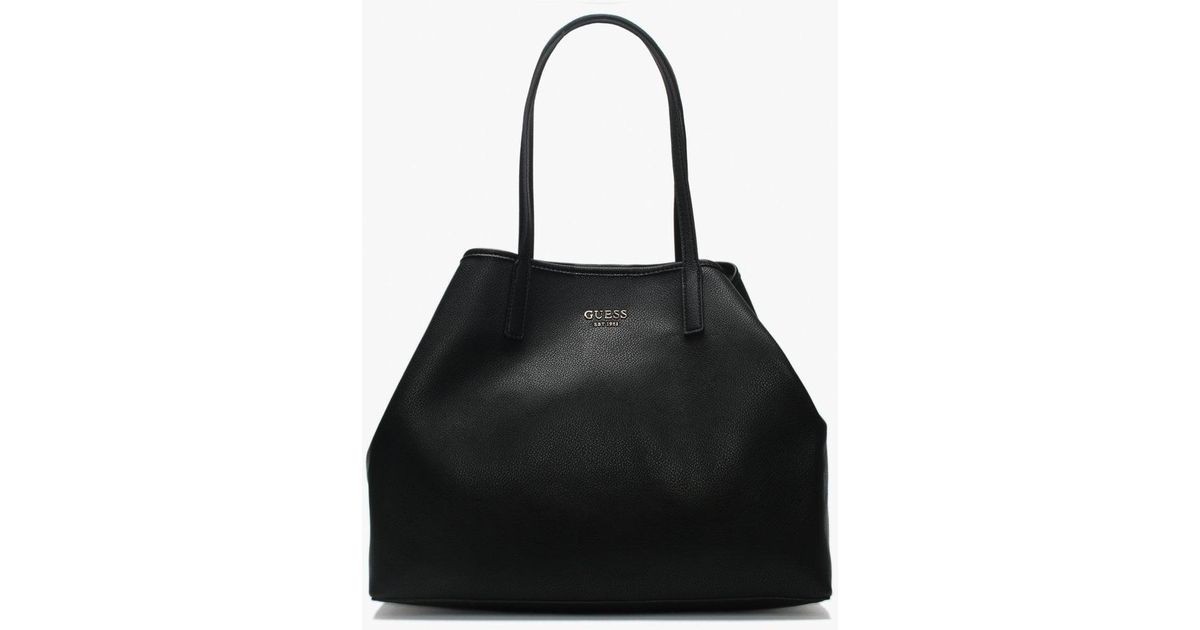 guess vikky large tote black
