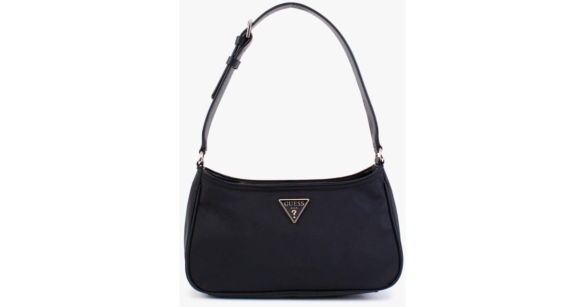 GUESS Little Bay Shoulder Bag, Black: Handbags