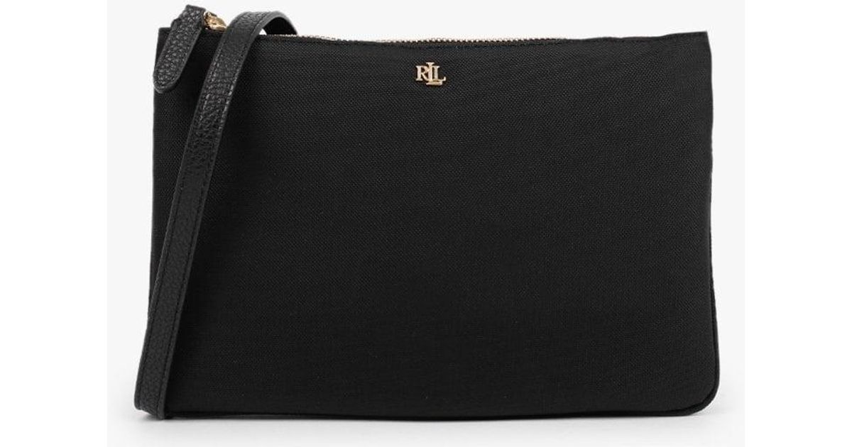 Ralph Lauren Carter 26 Black Nylon Crossbody Bag Lyst
