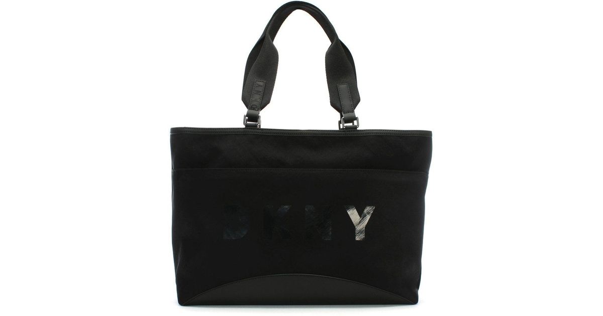 dkny nylon tote bag