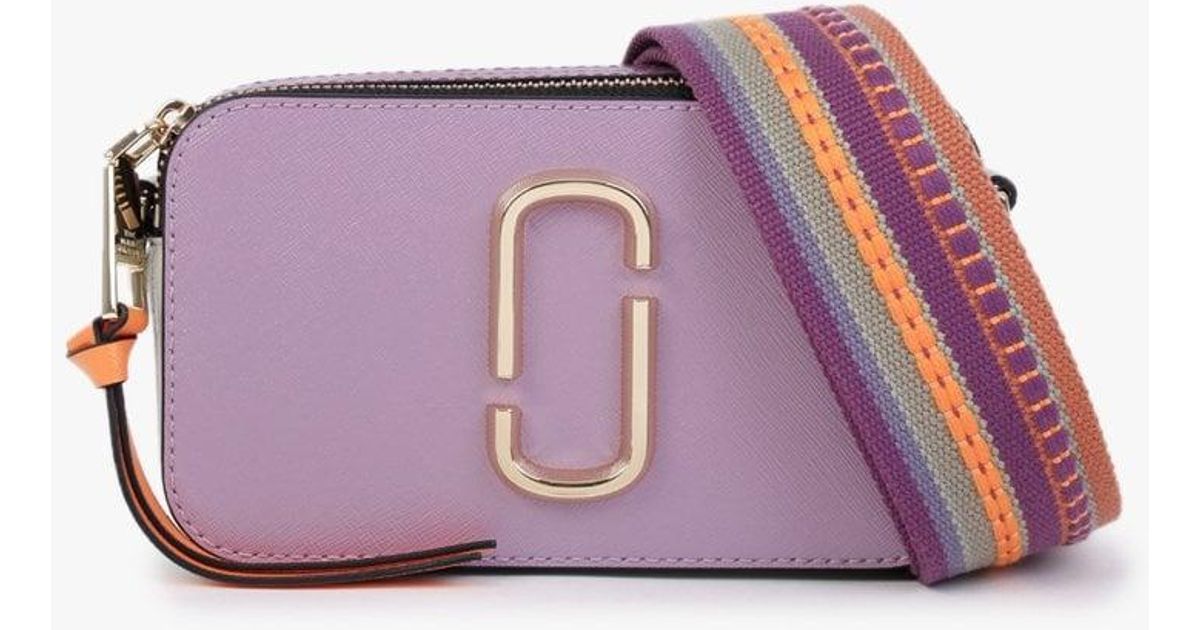 Marc Jacobs The Seasonal Snapshot Regal Orchid Multi Leather Camera Bag