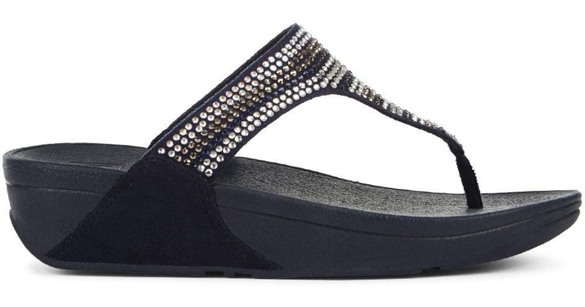 navy fit flops