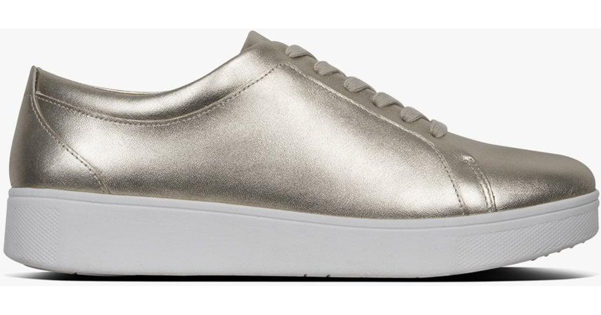 fitflop gold trainers