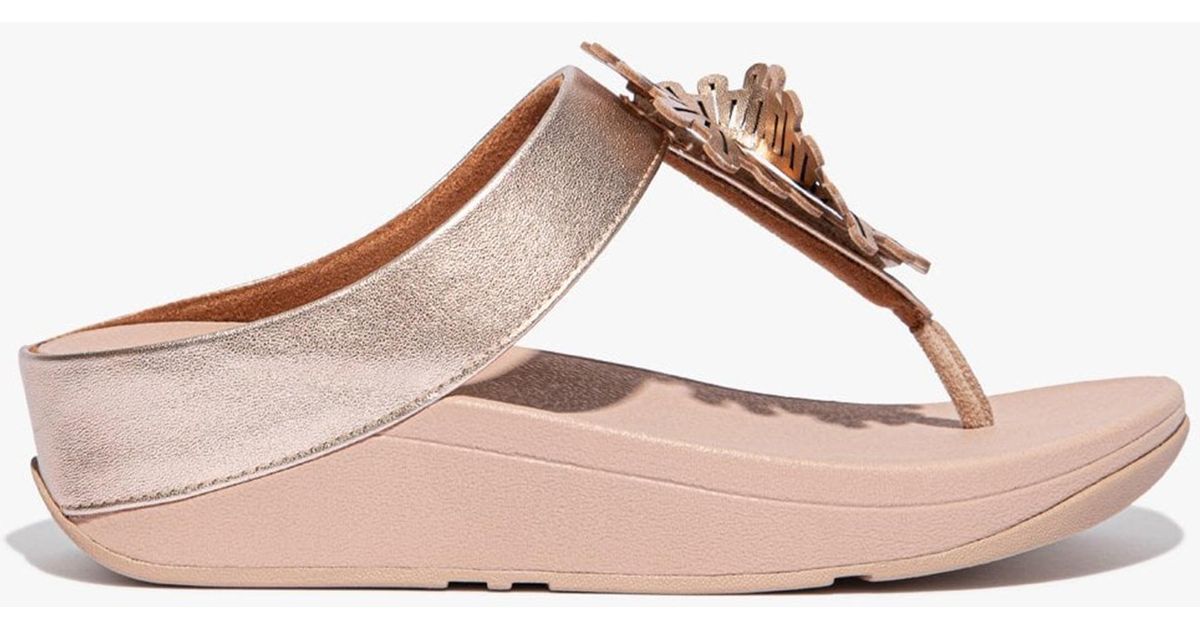 Fitflop fino cheap rose gold