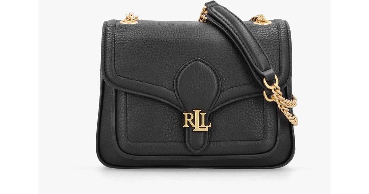 Ralph Lauren Black Leather Shoulder Bag