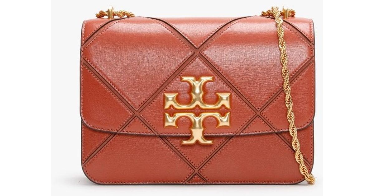 Tory Burch $398 Miller Glazed Convertible Small Shoulder Bag Toasted  Marshmallow
