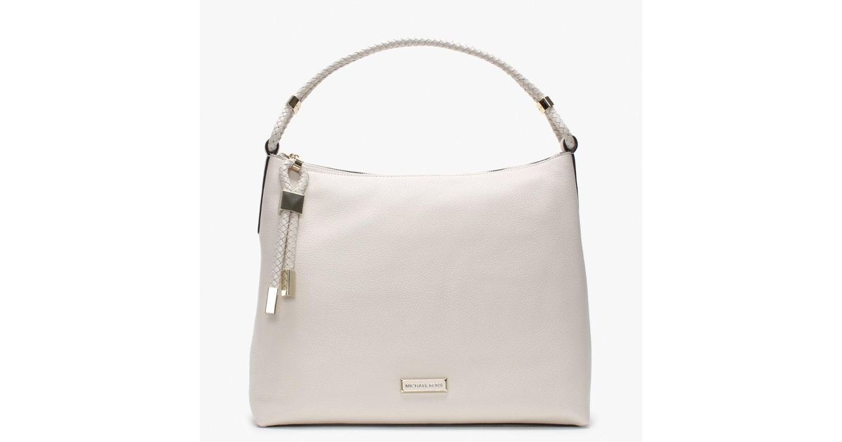 cream shoulder handbag