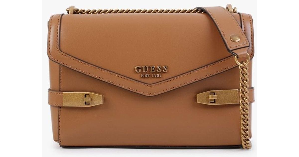 Guess Zadie Convertible Cognac Crossbody Bag in Brown Lyst UK