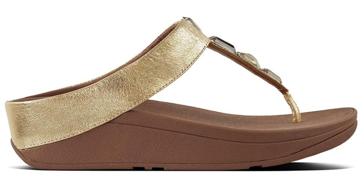 fit flop gold sandals