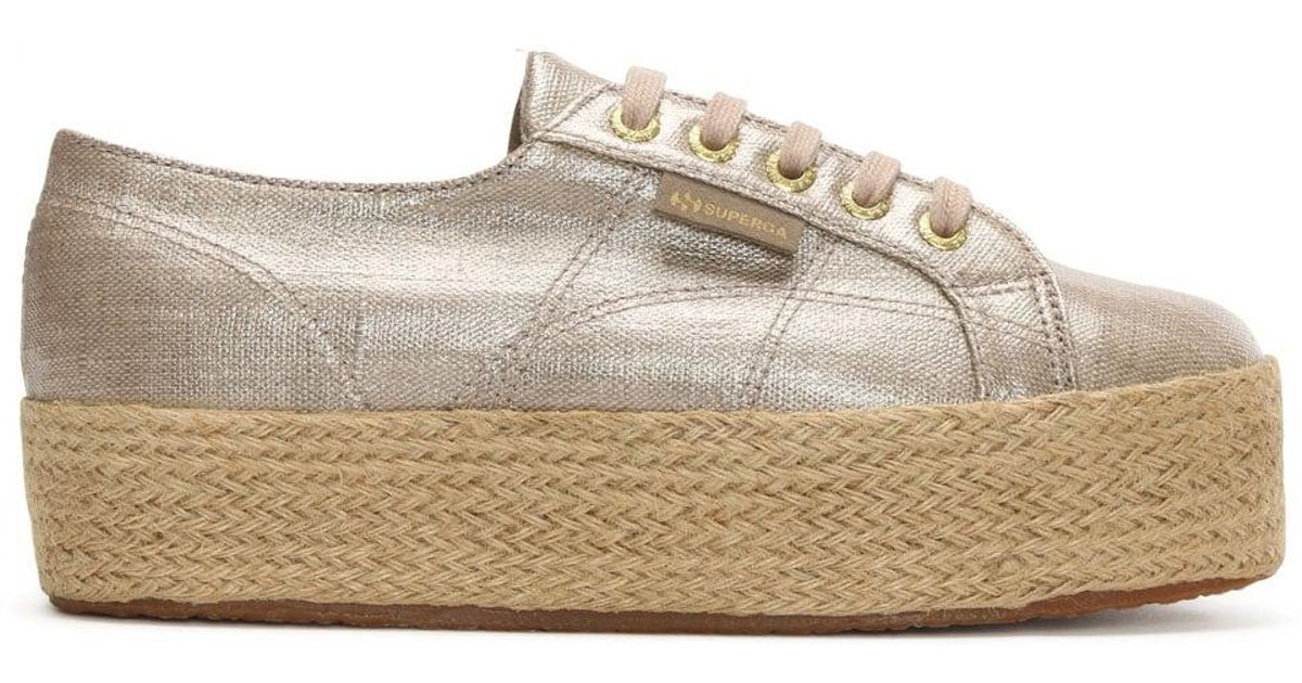 superga espadrille flatform