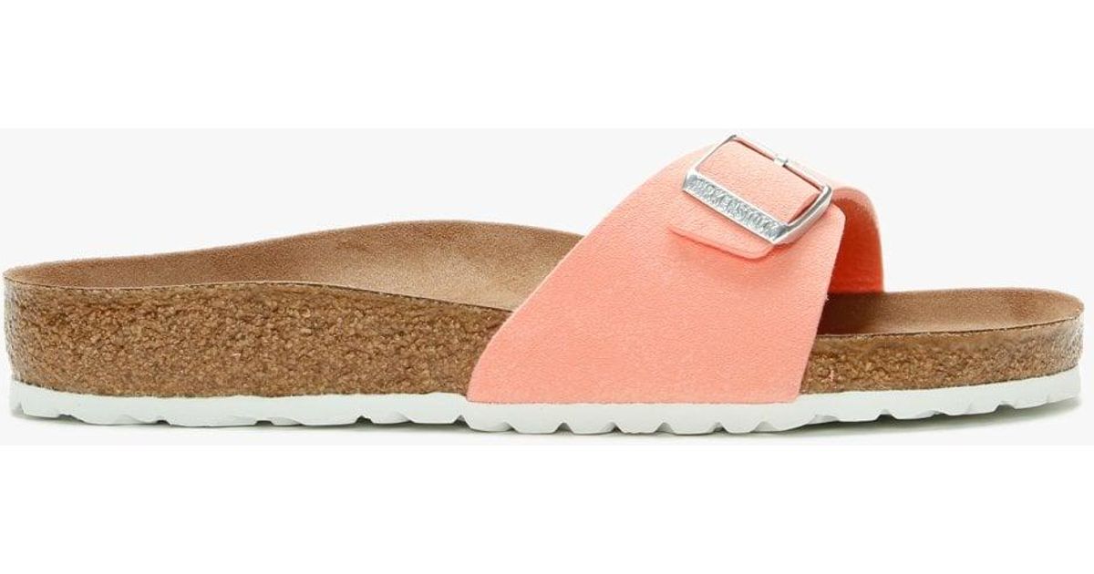 birkenstock madrid brushed flamingo