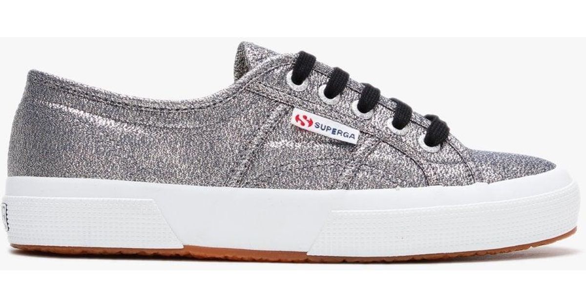 superga pewter trainers