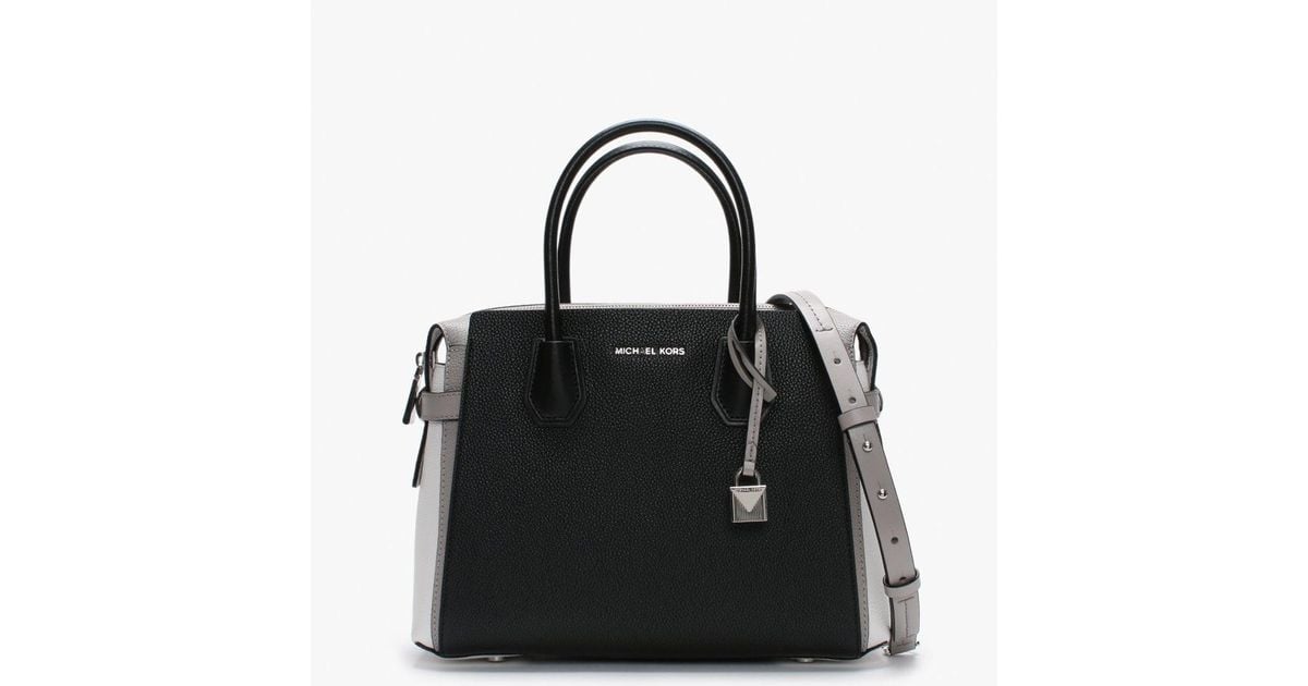 Michael Kors Mercer Belted Pebble Leather Satchel - Macy's